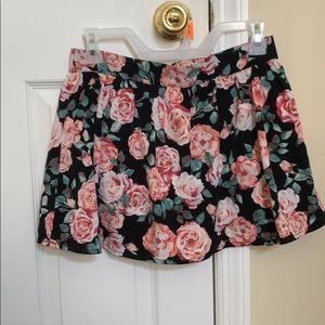 Floral Skort